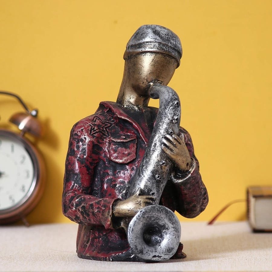 Trumpet Man Resin Showpiece