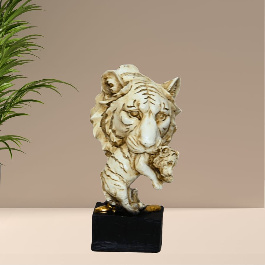 Handicraft Resin Yellow Shade Loin Showpiece for home decor Corporate Gifts, Wedding Gifts