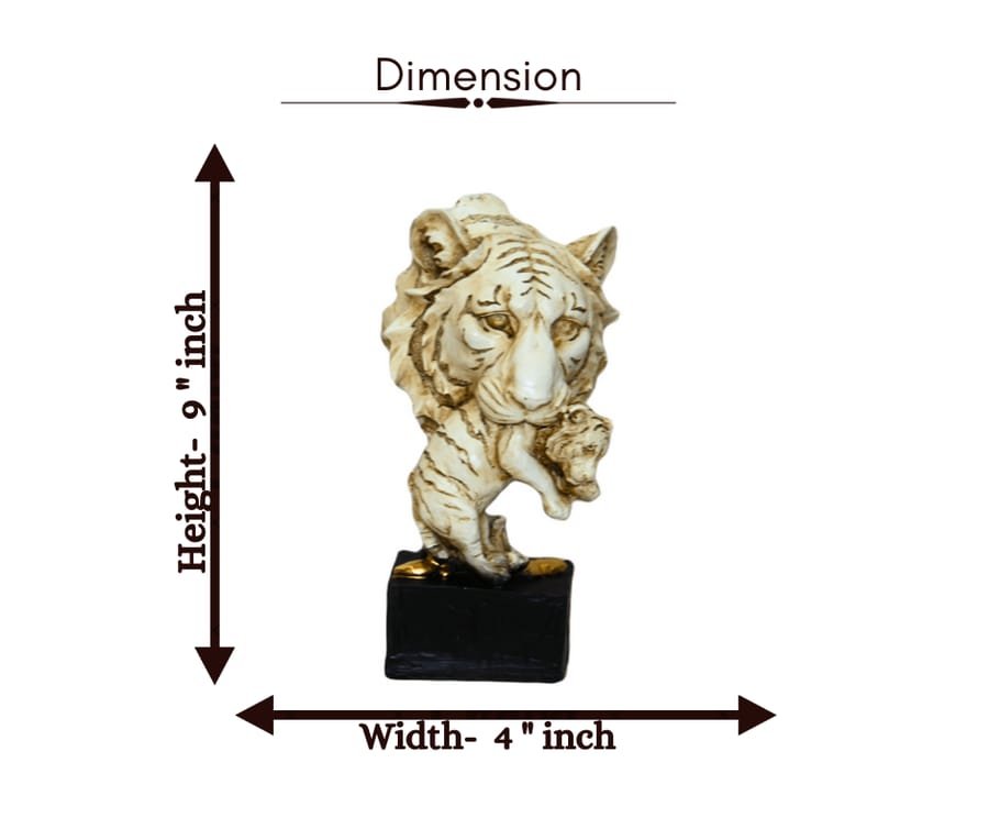 Handicraft Resin Yellow Shade Loin Showpiece for home decor Corporate Gifts, Wedding Gifts photo 2