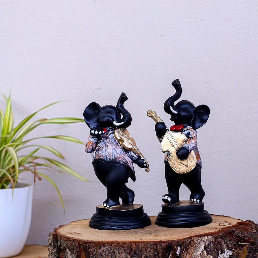 Handcrafte Resin Elephant Showpiece Manufacturer,Wholesaler For Decor Corporate Gifts,Wedding Gifts