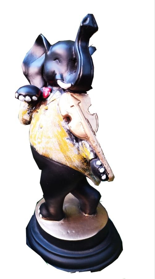 Handcrafte Resin Elephant Showpiece Manufacturer,Wholesaler For Decor Corporate Gifts,Wedding Gifts photo 3