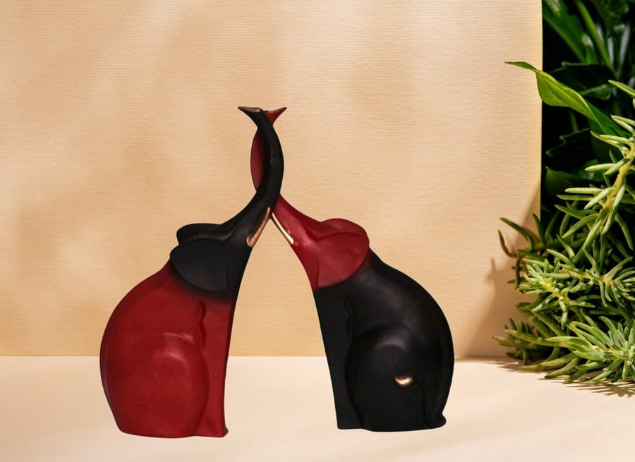 Pair Of Elephants Statue Manufacturer Corporate Gifts, Wedding Gifts