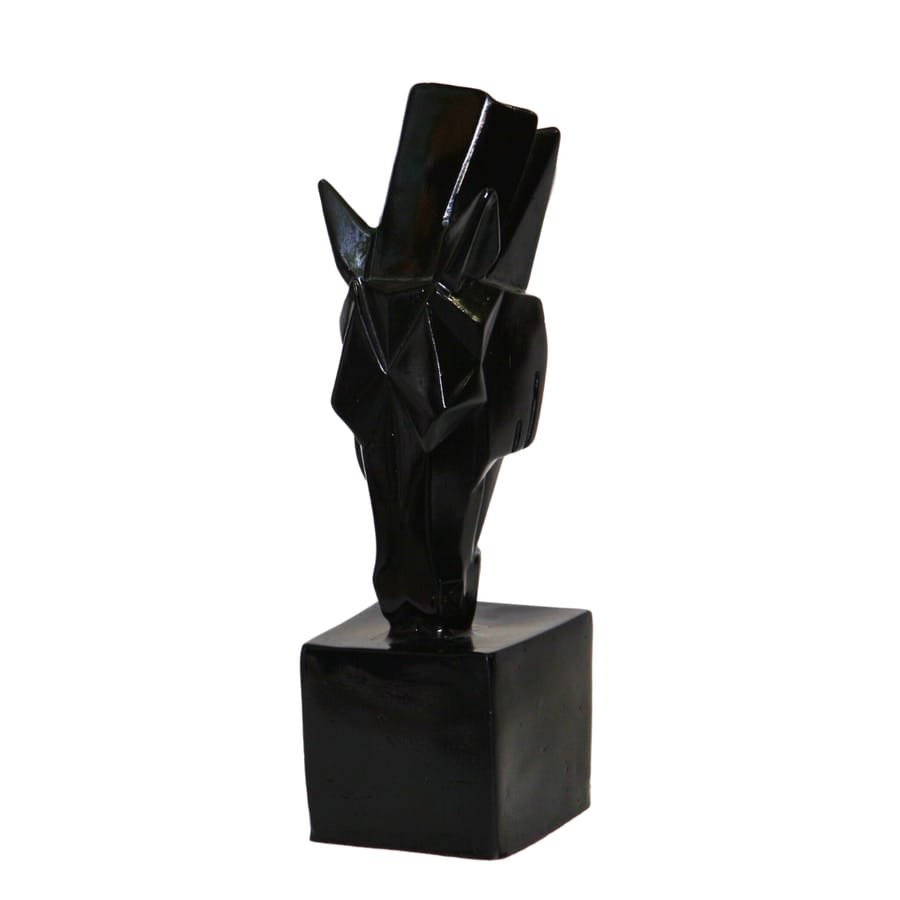 Handicraft Resin Black Horse Animal Showpiece for home decor Corporate Gifts, Wedding Gifts photo 3