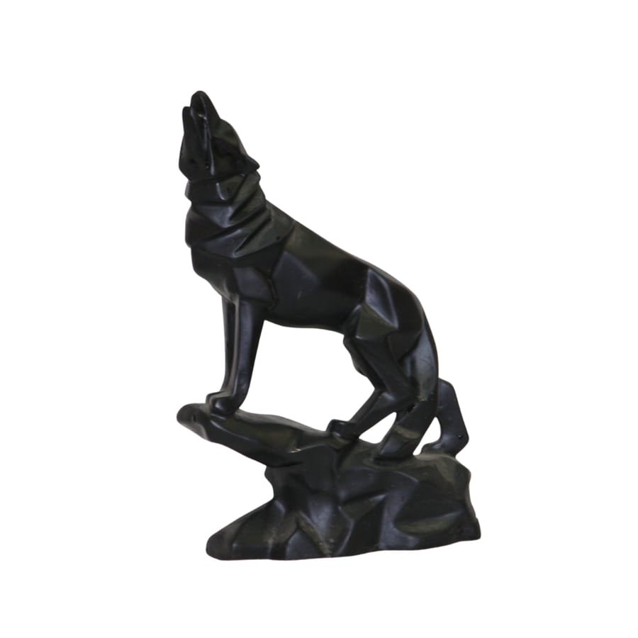 Handicraft Resin Black Fox Animal Showpiece for home decor Corporate Gifts, Wedding Gifts photo 2