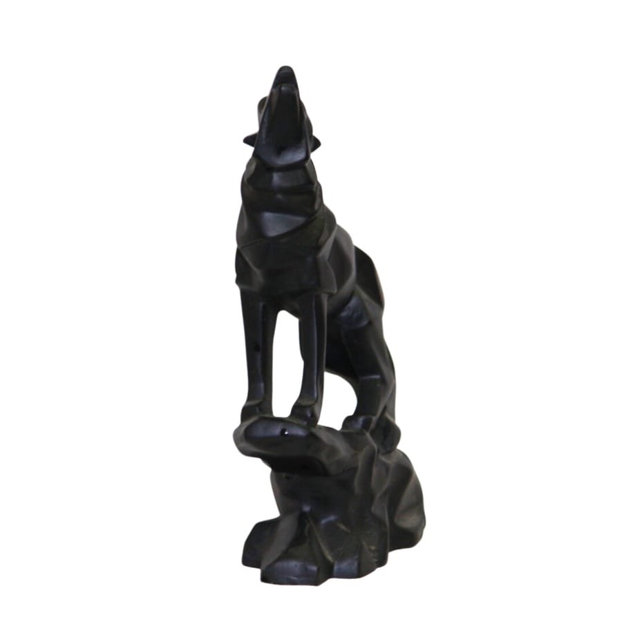 Handicraft Resin Black Fox Animal Showpiece for home decor Corporate Gifts, Wedding Gifts photo 3