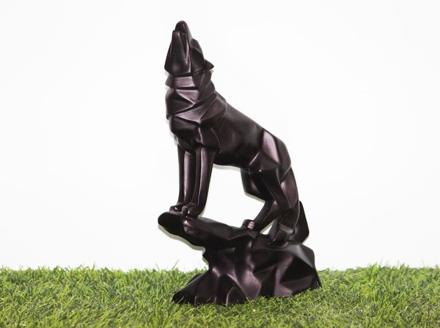 Handicraft Resin Black Fox Animal Showpiece for home decor Corporate Gifts, Wedding Gifts photo 6