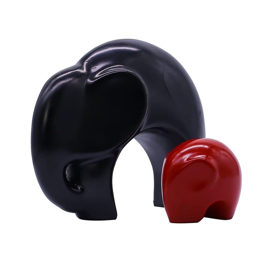 Polyresin Statue-Elephant Pair Idol & Figurine Statue for Home Decor, Manufacturer And Wholesaler photo 2