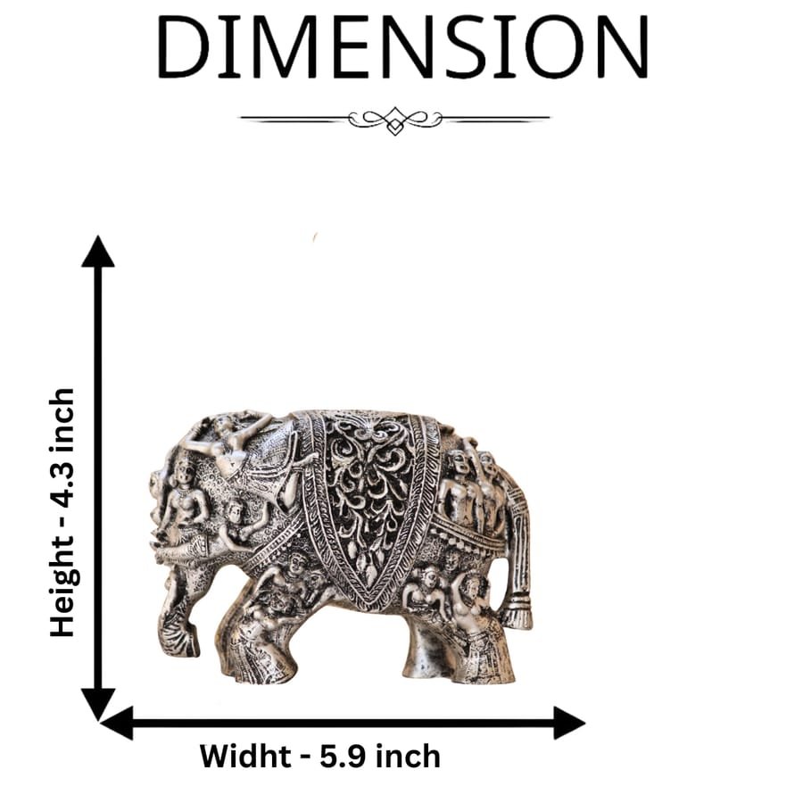 Resin Elephant Standing Statue Corporate Gifts, Wedding Gifts photo 2