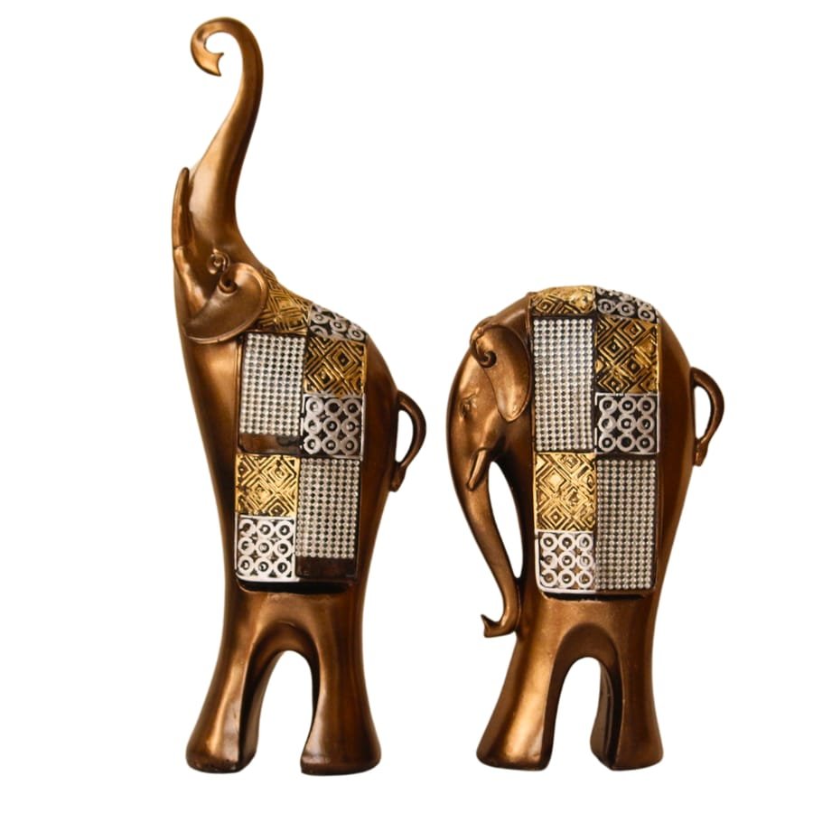 Resin Elephant Pair Statue Corporate Gifts, Wedding Gifts photo 4