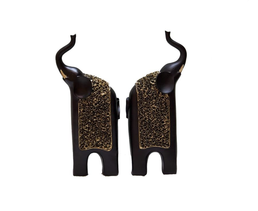 Resin Elephant Pair Statue Manufacturer Corporate Gifts, Wedding Gifts photo 3