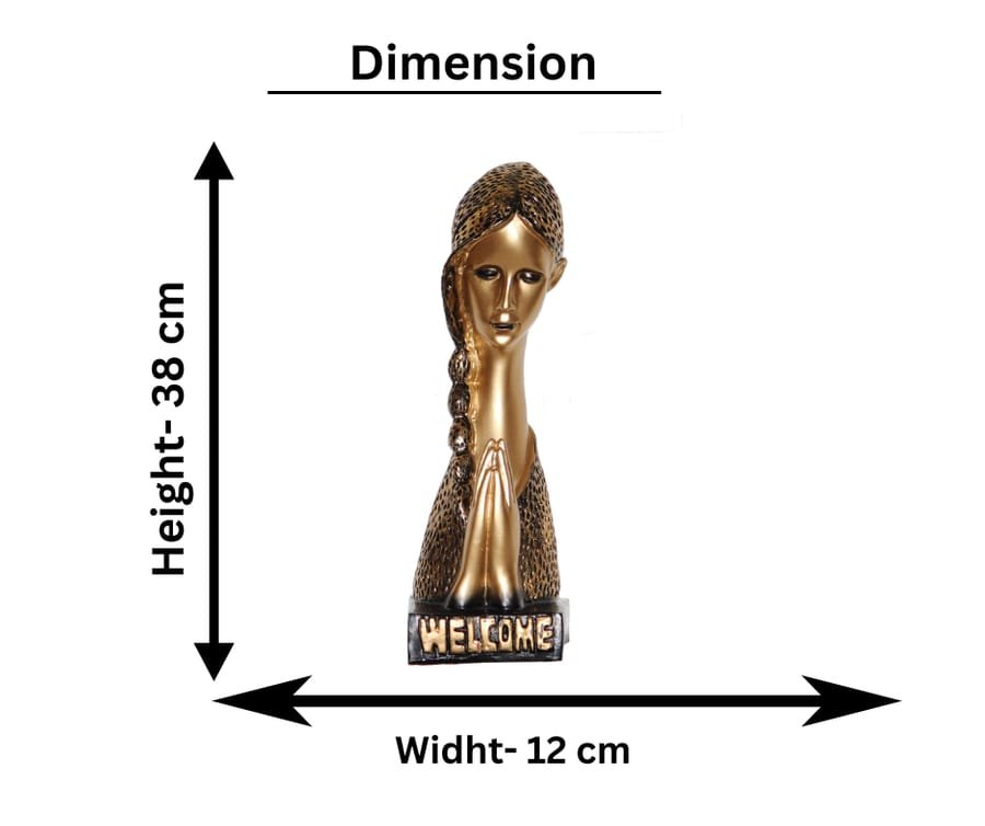 Welcome Lady Statue Showpiece Corporate Gifts, Wedding Gifts photo 2