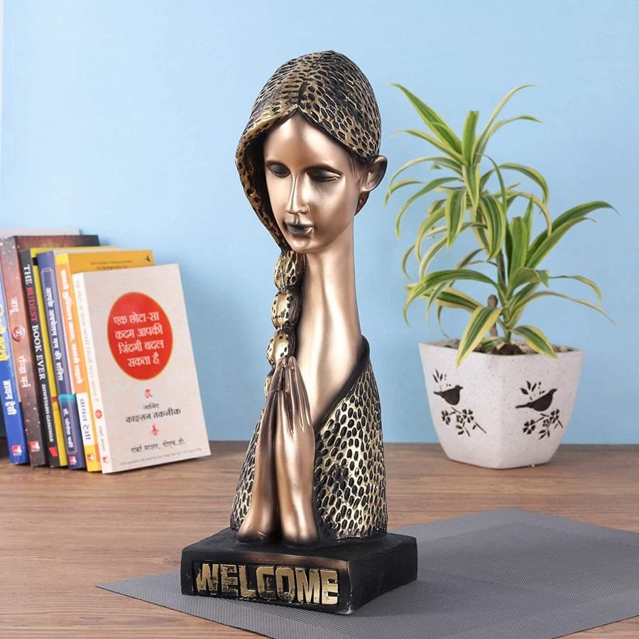 Welcome Lady Statue Showpiece Corporate Gifts, Wedding Gifts photo 6