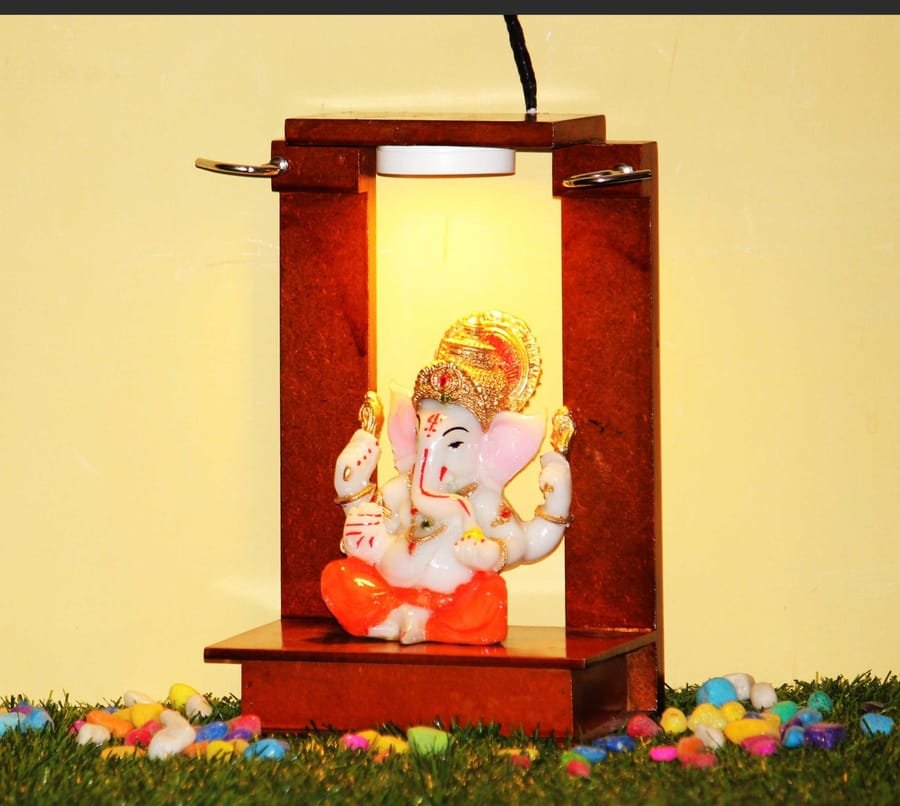 Lamp With Lord Ganesh Statue Manufacturer & Wholesaler Corporate Gifts, Wedding Gifts