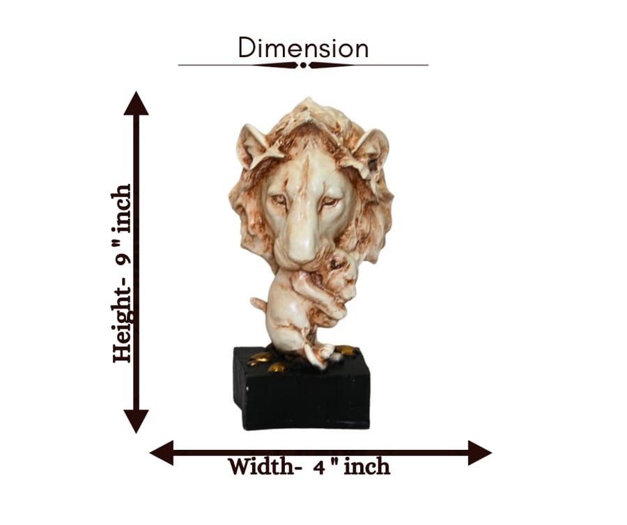 Handicraft Resin Loin Showpiece Manufacturer For Home Decor Corporate Gifts, Wedding Gifts photo 2