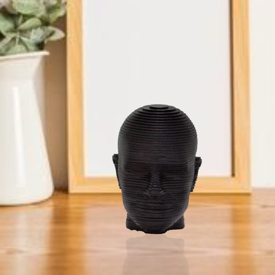Resin Lady Face Statue