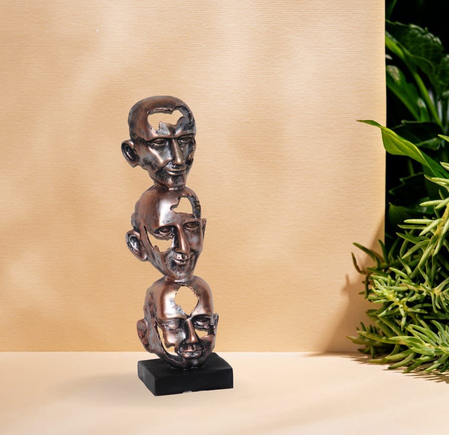 Humans Face Statue