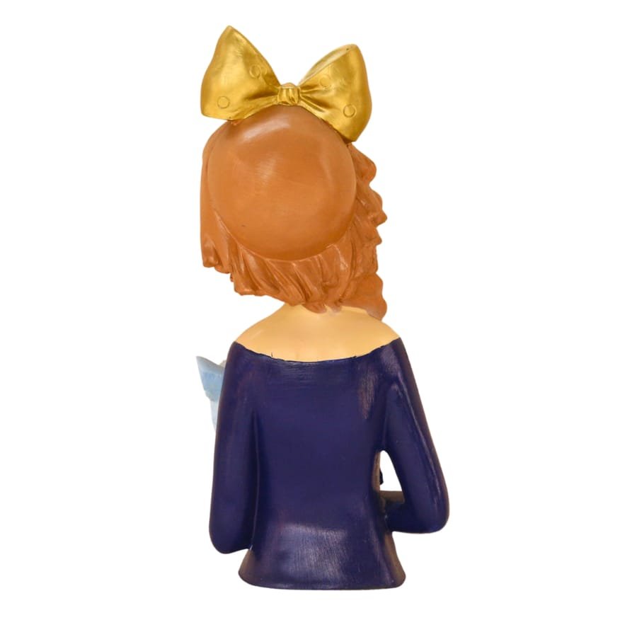 Resin Girl With Cat Showpiece Corporate Gifts, Wedding Gifts photo 6