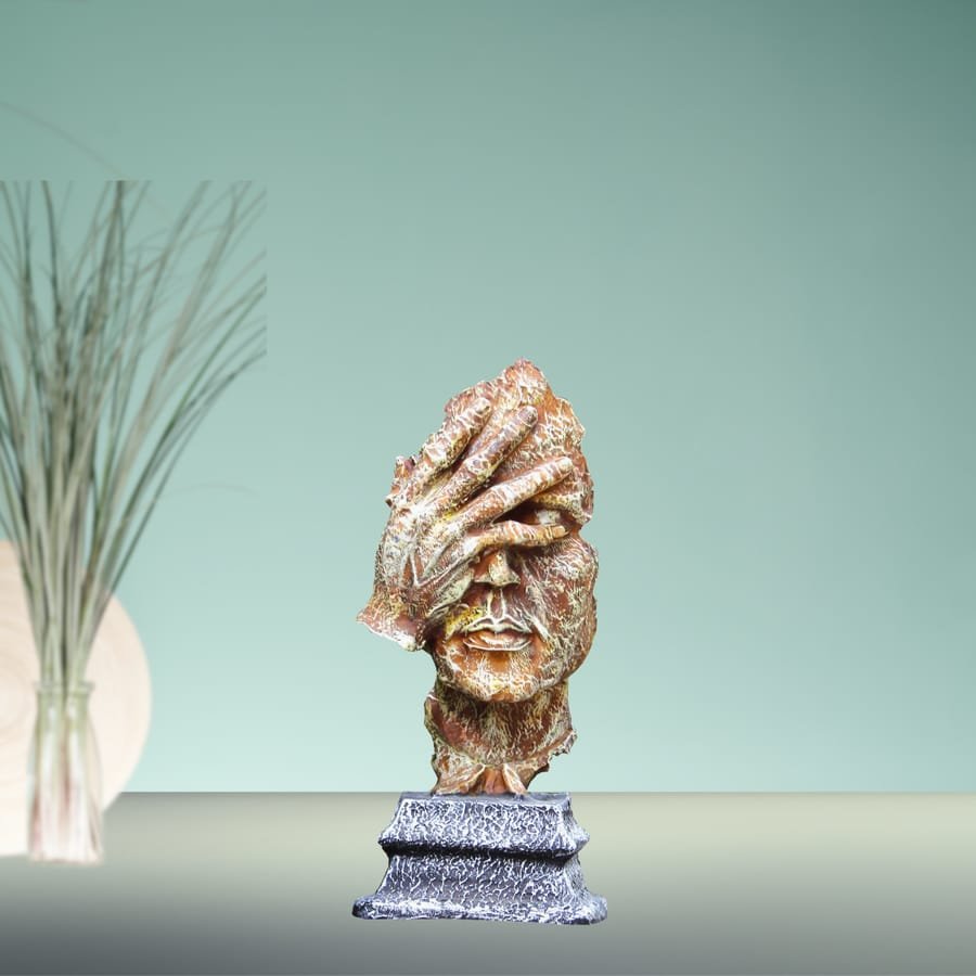 Handicraft Resin Multi Antique Face Mask Showpiece for home decor