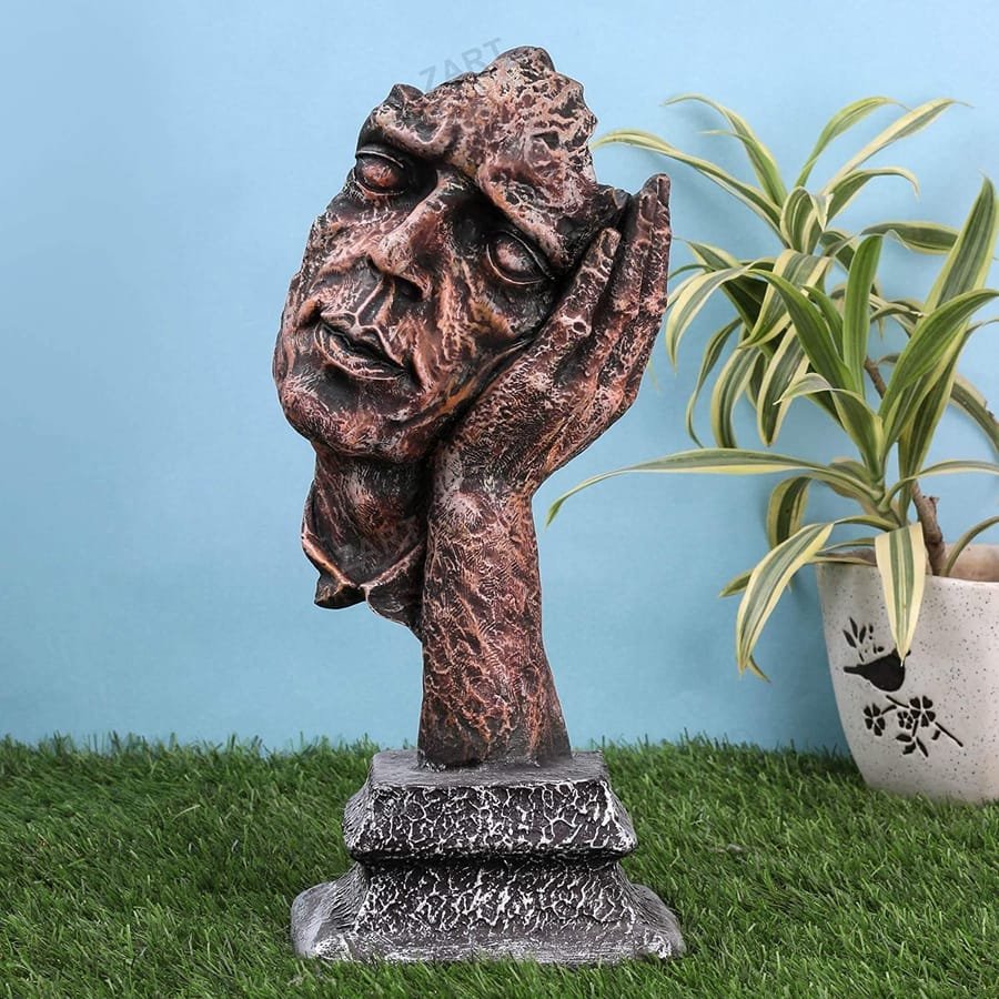 Handicraft Resin Golden Antique Face Mask Statue Corporate Gifts,Wedding Gifts