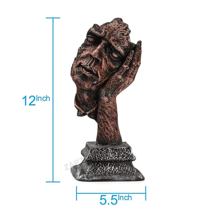 Handicraft Resin Golden Antique Face Mask Statue Corporate Gifts,Wedding Gifts photo 2