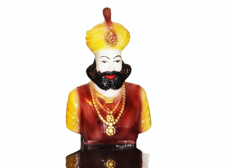 Handicraft Resin Multicolor Antique Bani Thani Raja Statue for home decor photo 2
