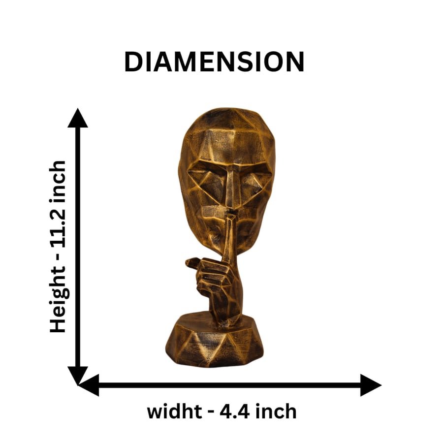Polyresin Face Mask Statue Corporate Gifts, Wedding Gifts photo 2