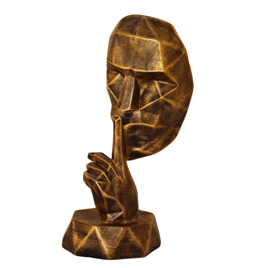Polyresin Face Mask Statue Corporate Gifts, Wedding Gifts photo 4