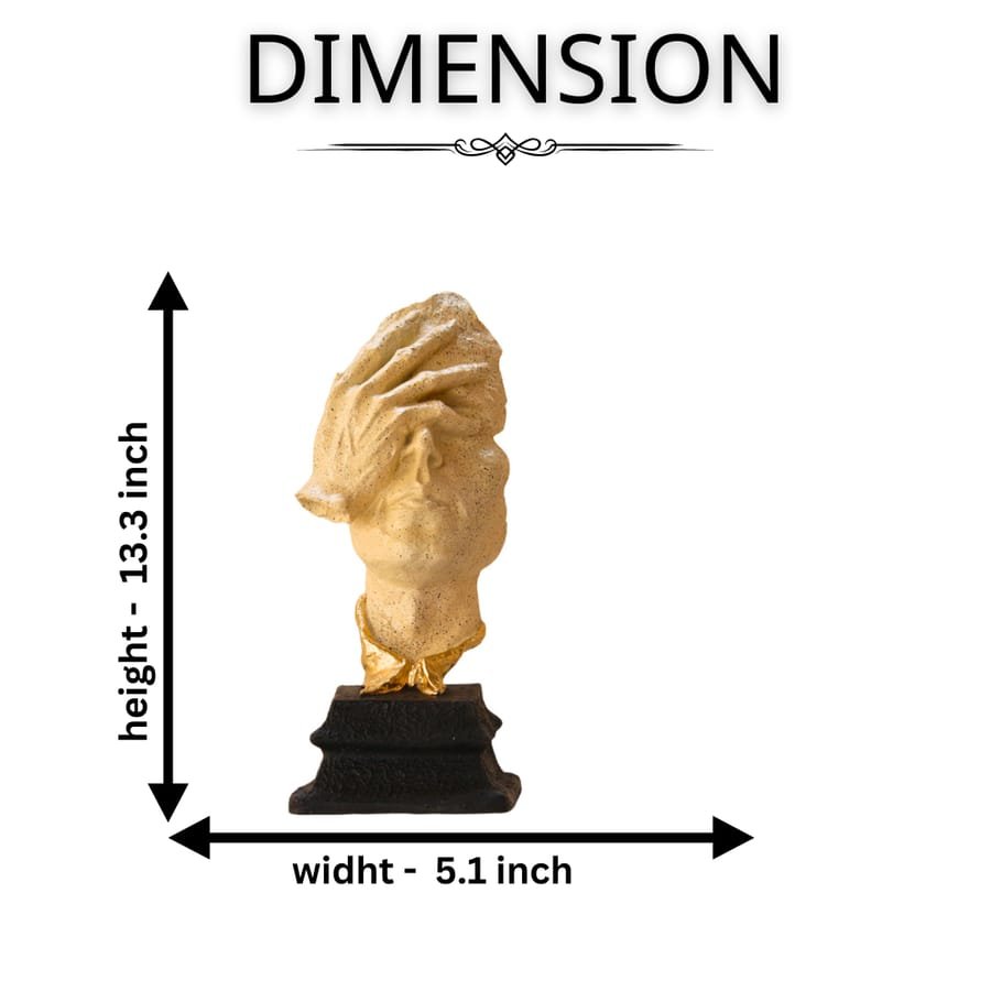 Home Decor Polyresin Face Statue Corporate Gifts, Wedding Gifts photo 2