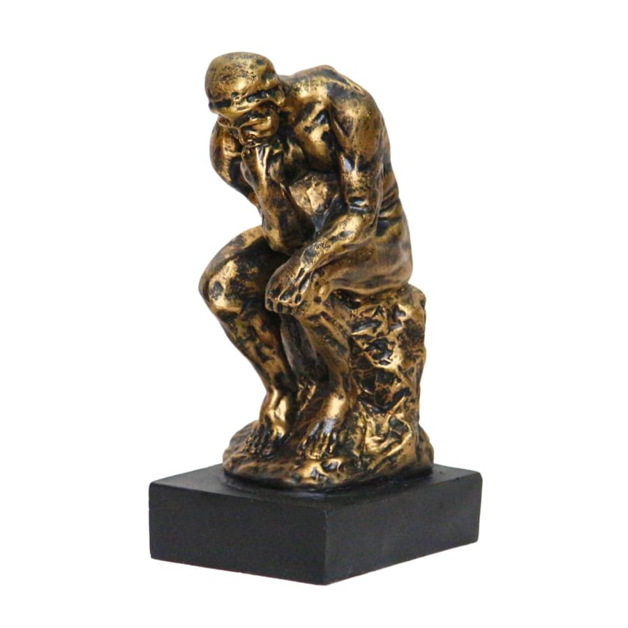 Handicraft Resin Golden Antique Man Statue for home decor Corporate Gifts, Wedding Gifts photo 6