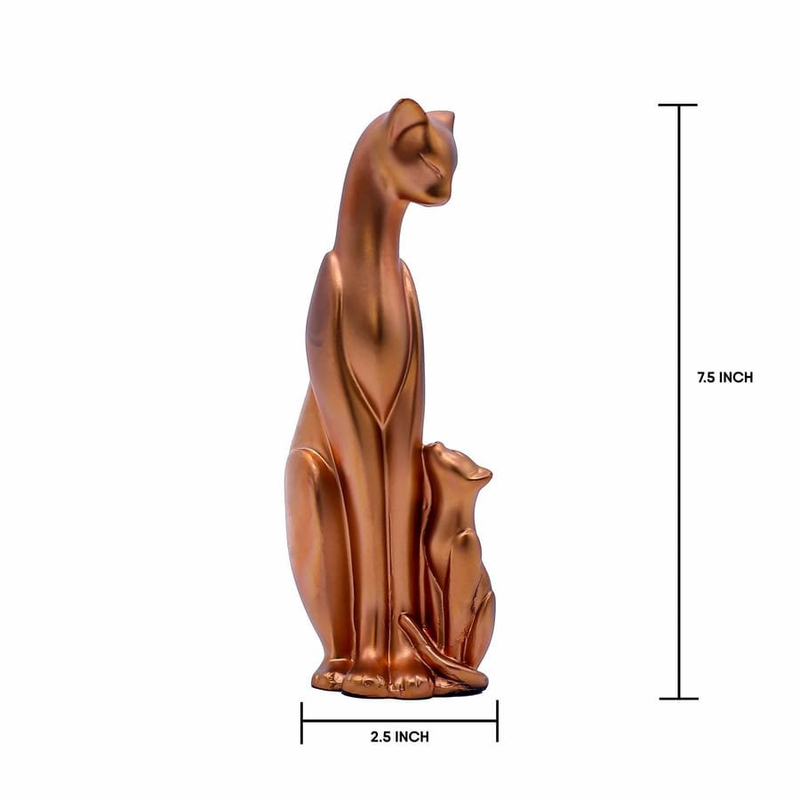 Handicraft Resin Cat Showpiece for home decor Corporate Gifts, Wedding Gifts photo 2
