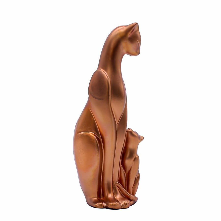 Handicraft Resin Cat Showpiece for home decor Corporate Gifts, Wedding Gifts photo 4