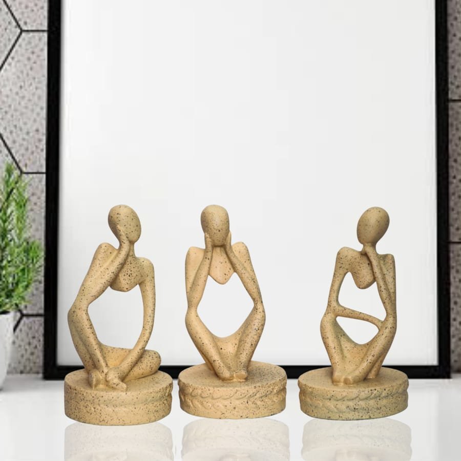 Polyresin Thinking Lady, For Interior Decor Manufacturer And Wholesaler
