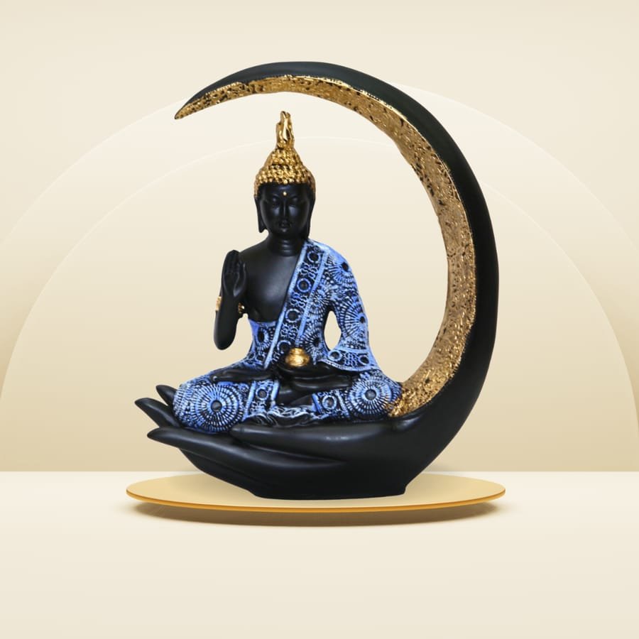 Polyresin Decorative Meditating Buddha Statue, Home Manufacturer And Wholesaler