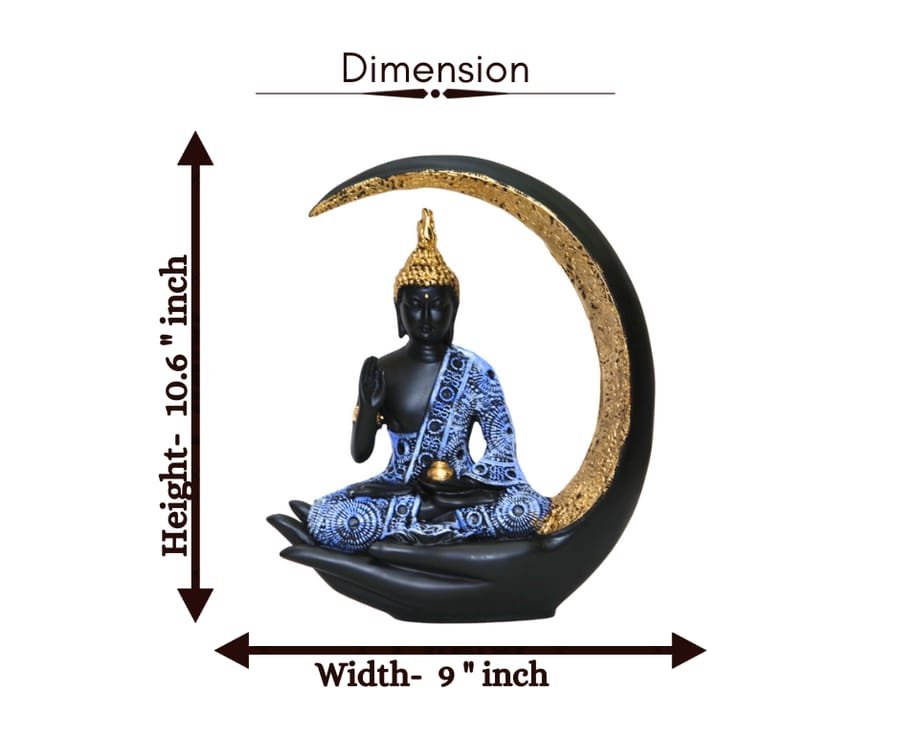 Polyresin Decorative Meditating Buddha Statue, Home Manufacturer And Wholesaler photo 2