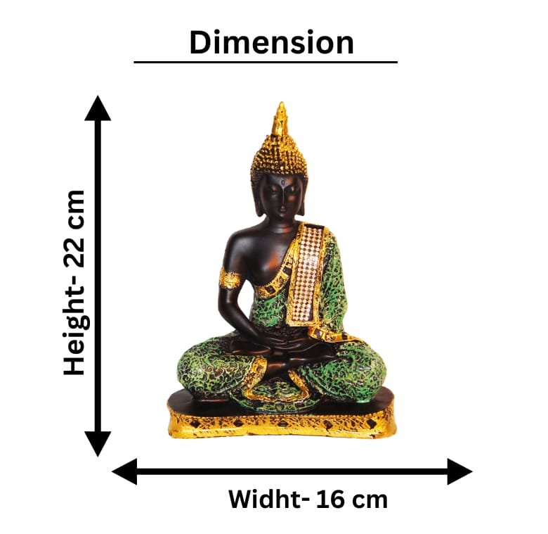 Polyresin Meditating Lord Buddha Statue Manufacturer photo 2