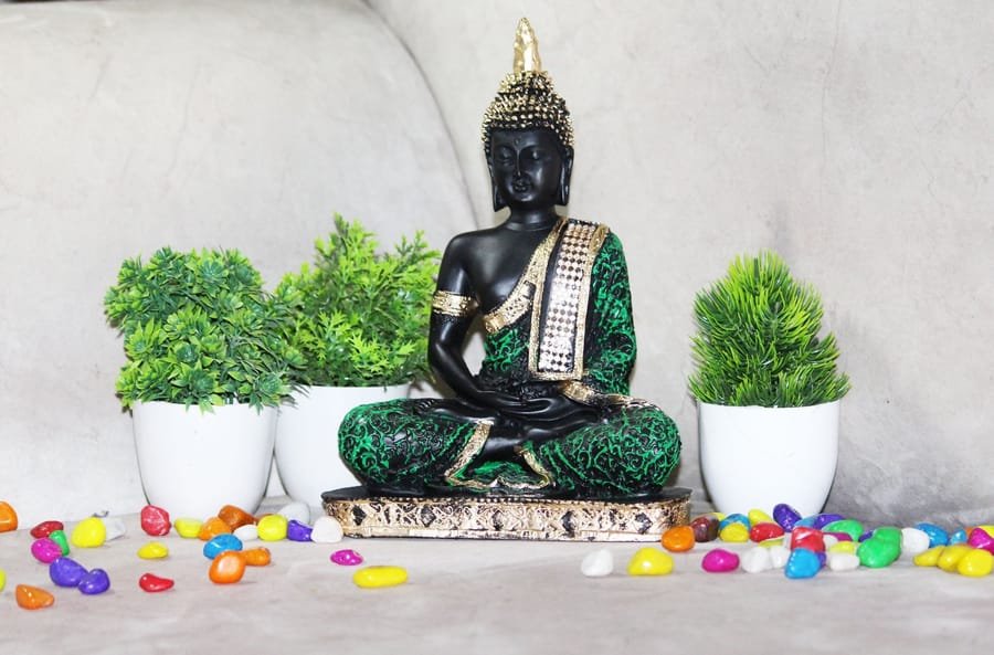 Polyresin Meditating Lord Buddha Statue Manufacturer photo 7