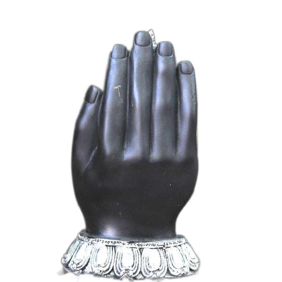 Palm Buddha Polyresin Showpiece photo 4