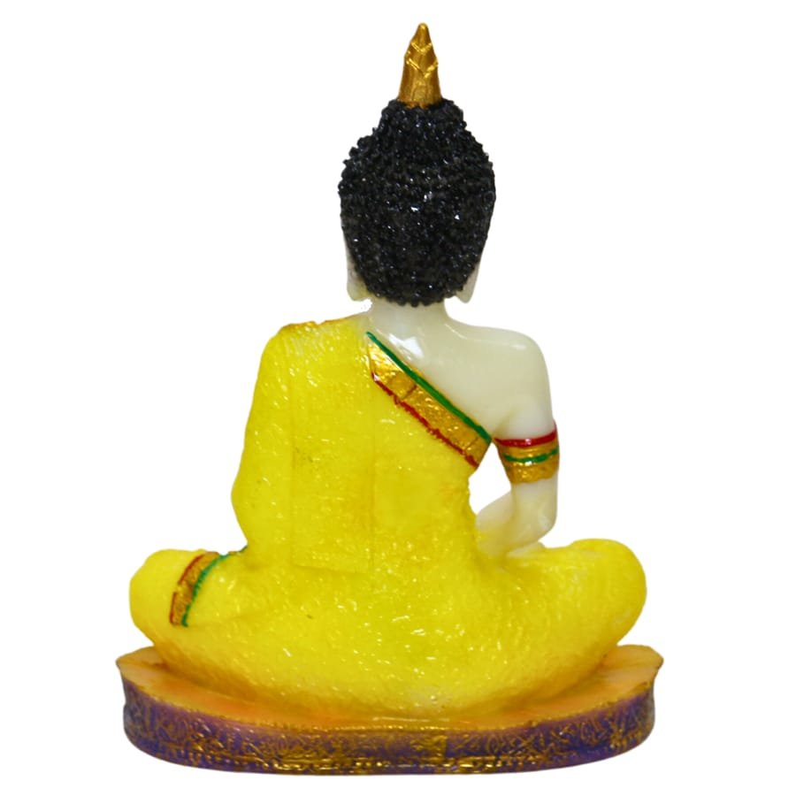 Sitting Buddha Resin Showpiece photo 4