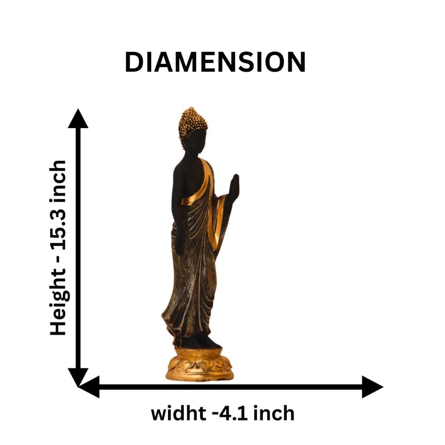 Resin Gautam Buddha Statue photo 2