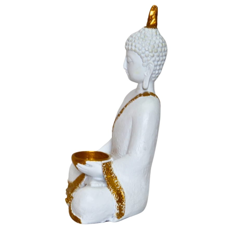 Resin Buddha with Diya Statue Corporate Gifts, Wedding Gifts photo 4