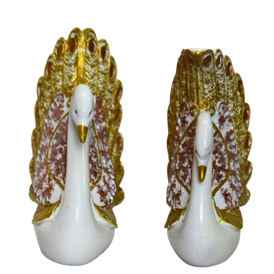Swan/Duck Pair Showpiece Statue for table decor In Polyresin, Manufacturer And Wholesaler photo 4