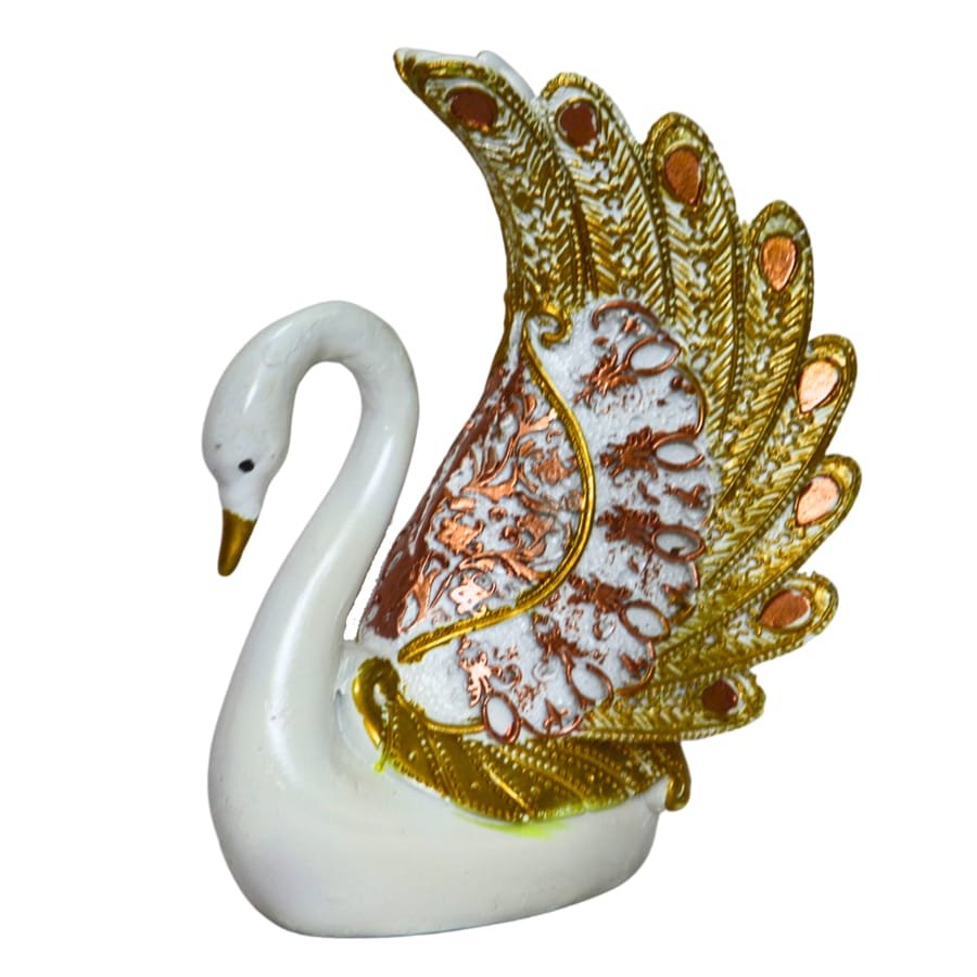 Swan/Duck Pair Showpiece Statue for table decor In Polyresin, Manufacturer And Wholesaler photo 6