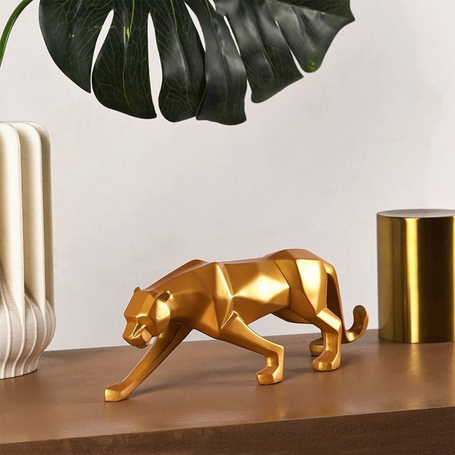 Resin Panther Showpiece Manufacturer Corporate Gifts, Wedding Gifts