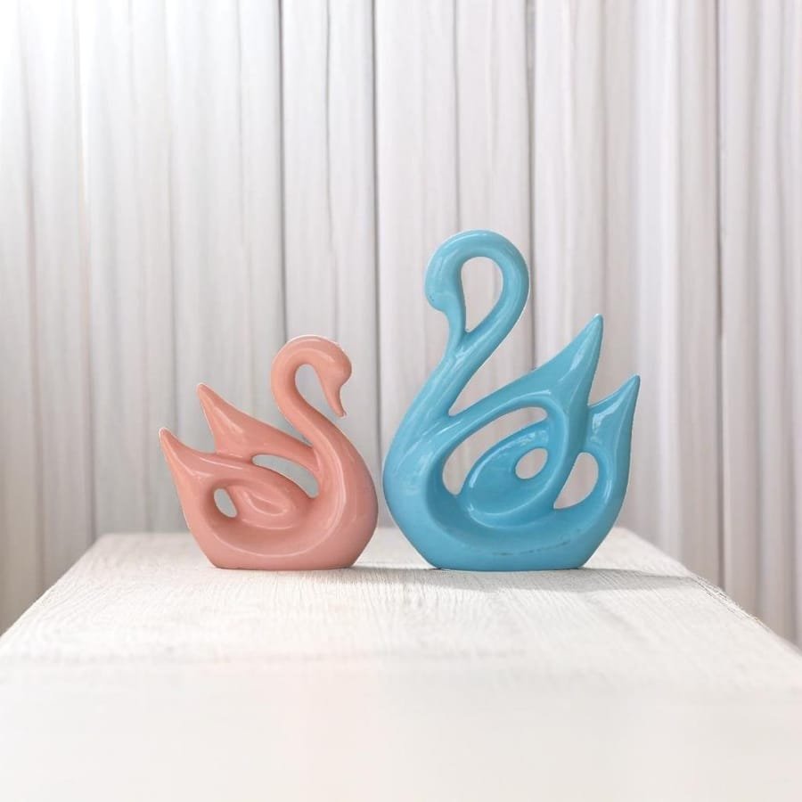 Swan Pair Polyresin Showpiece Manufacturer And Wholesaler Corporate Gifts, Wedding Gifts