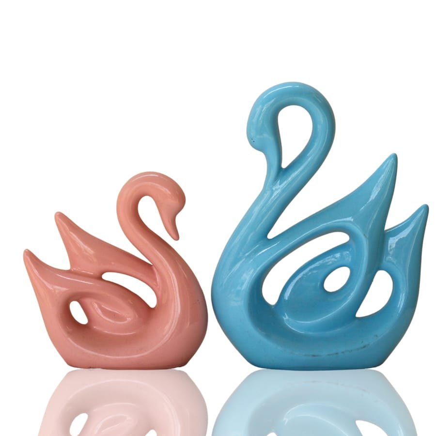 Swan Pair Polyresin Showpiece Manufacturer And Wholesaler Corporate Gifts, Wedding Gifts photo 3
