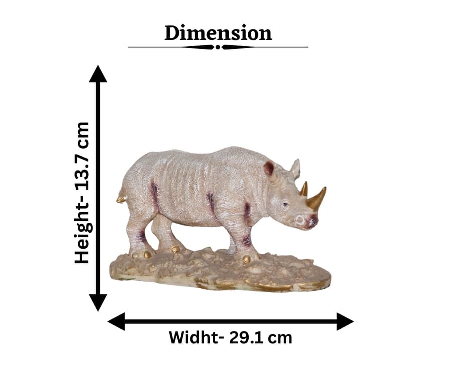 Handicraft Resin White shade Genda Animal showpiece for hom decor Corporate Gifts, Wedding Gifts photo 2