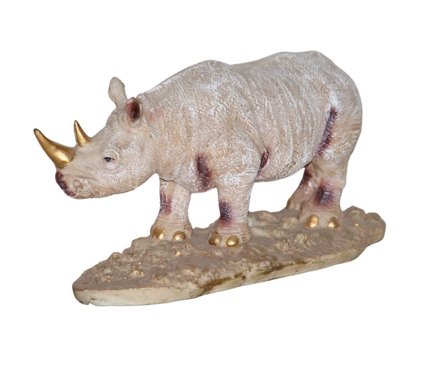 Handicraft Resin White shade Genda Animal showpiece for hom decor Corporate Gifts, Wedding Gifts photo 5
