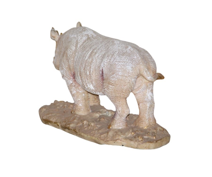 Handicraft Resin White shade Genda Animal showpiece for hom decor Corporate Gifts, Wedding Gifts photo 6