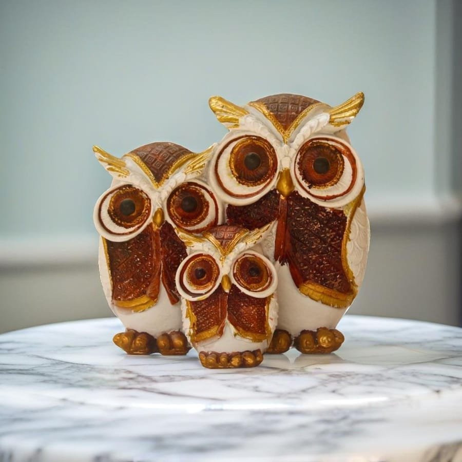 Polyresin Owl Set Corporate Gifts, Wedding Gifts
