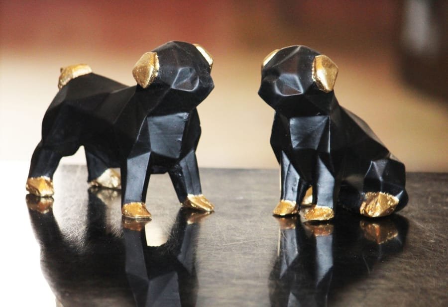Handicrafts Resin Black Pair Of Dog Showpiece Manufacturer And Wholesaler photo 8